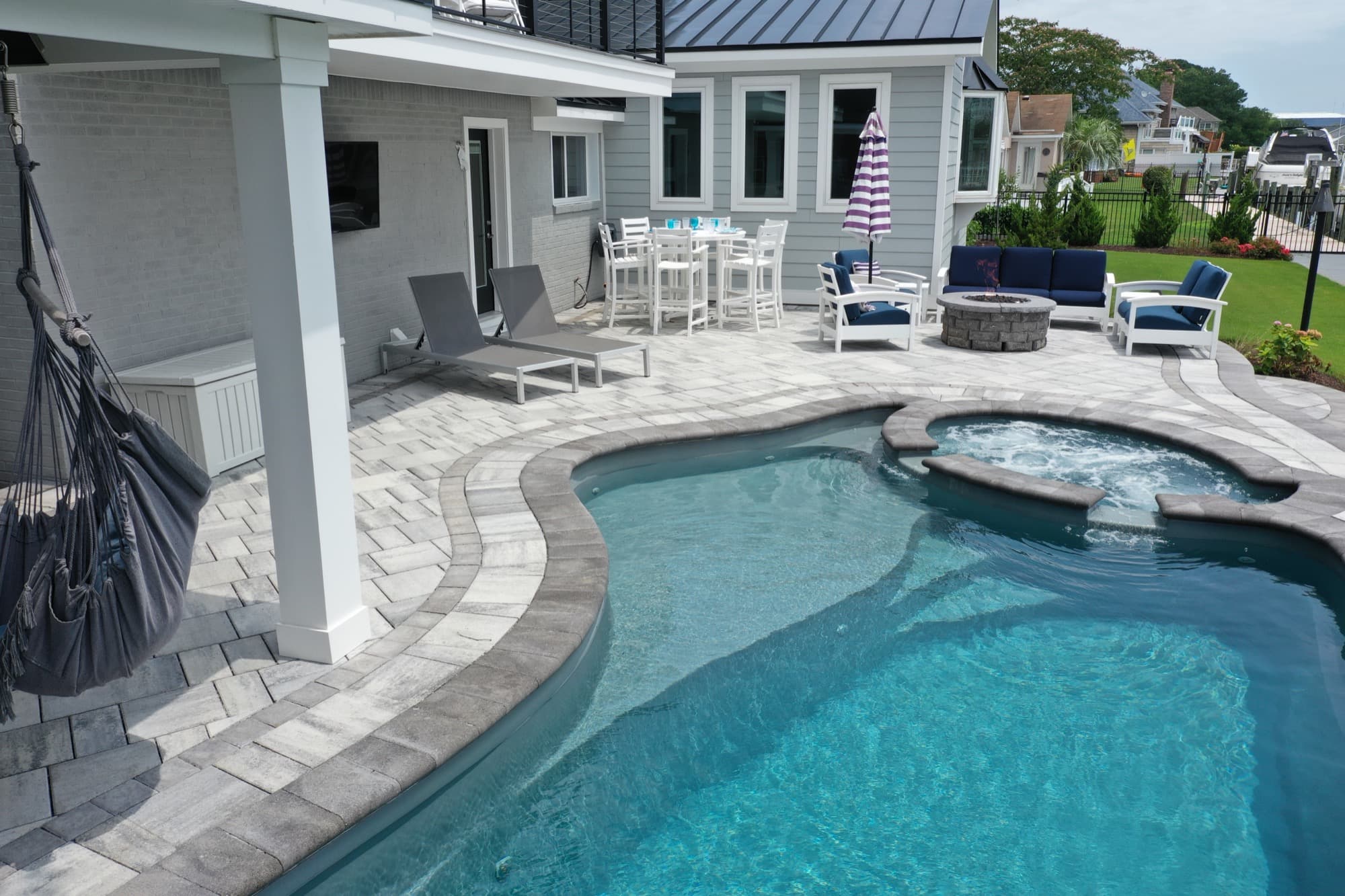Solid Structures pool and patio project